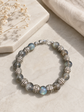 Celestial Harmony — AAA+ Blue Labradorite Bracelet - Size 7