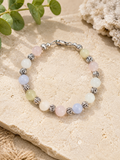 Natural Morganite Pastel Harmony Bracelet - Size 7