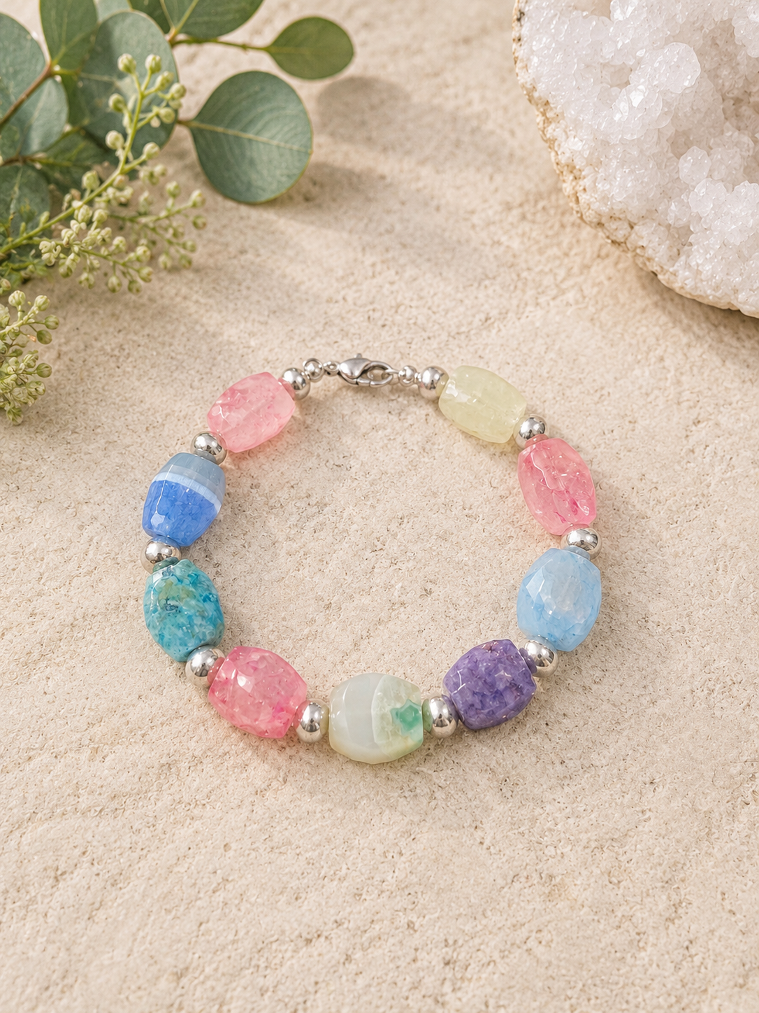 Agate Harmony Bracelet - Size 7.5