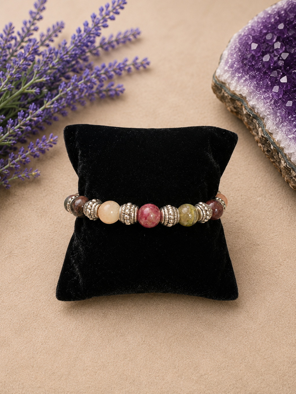 Harmony – Nature’s Melody Watermelon Tourmaline Bracelet - Size 7