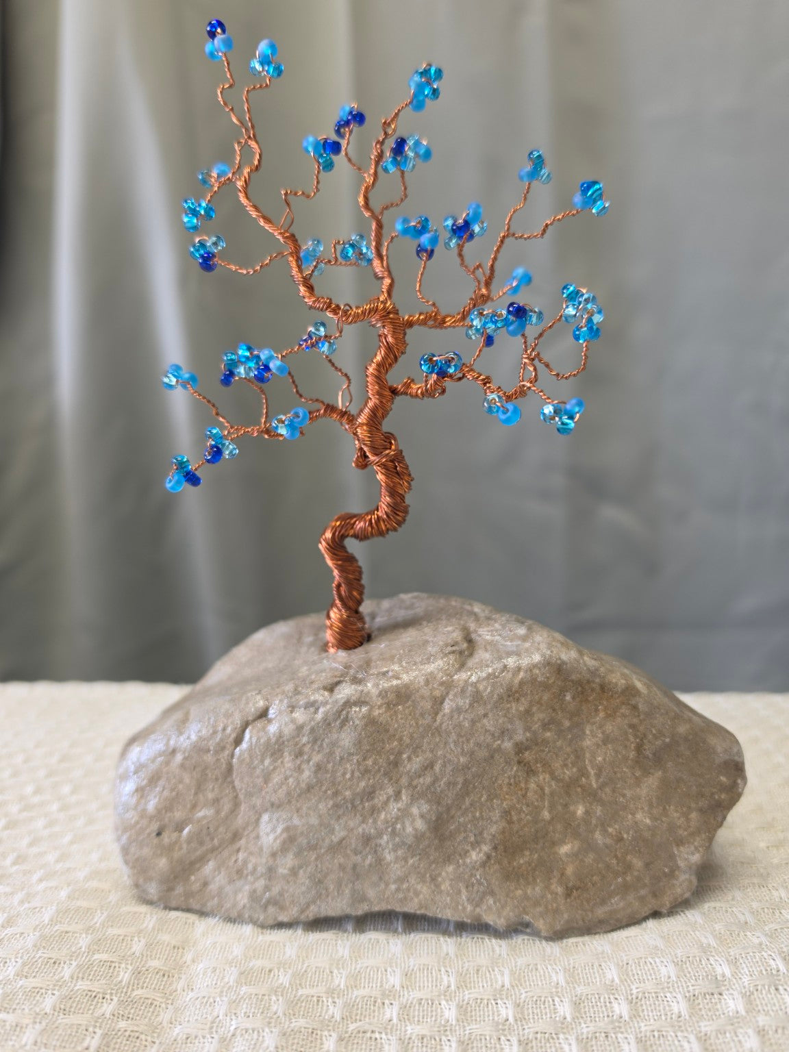 Blue Glass Bead Tree