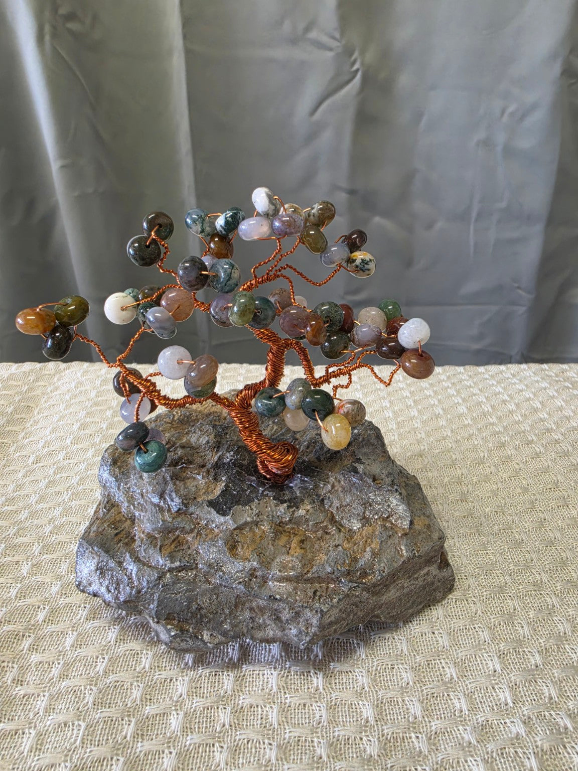 Indian Agate Rondelle Tree