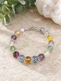 Rainbow Fluorite Harmony Bracelet  - Size 7