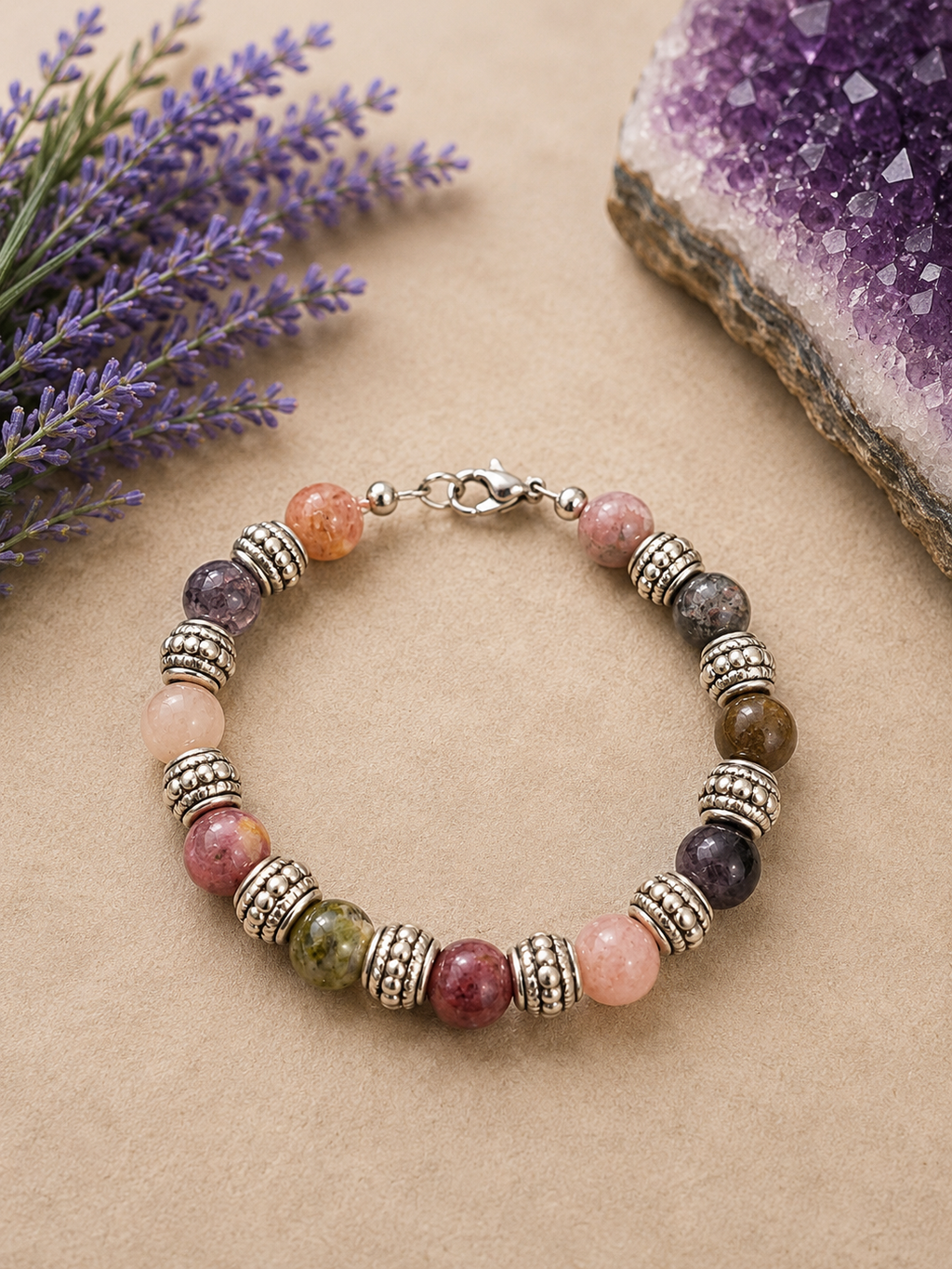 Harmony – Nature’s Melody Watermelon Tourmaline Bracelet - Size 7