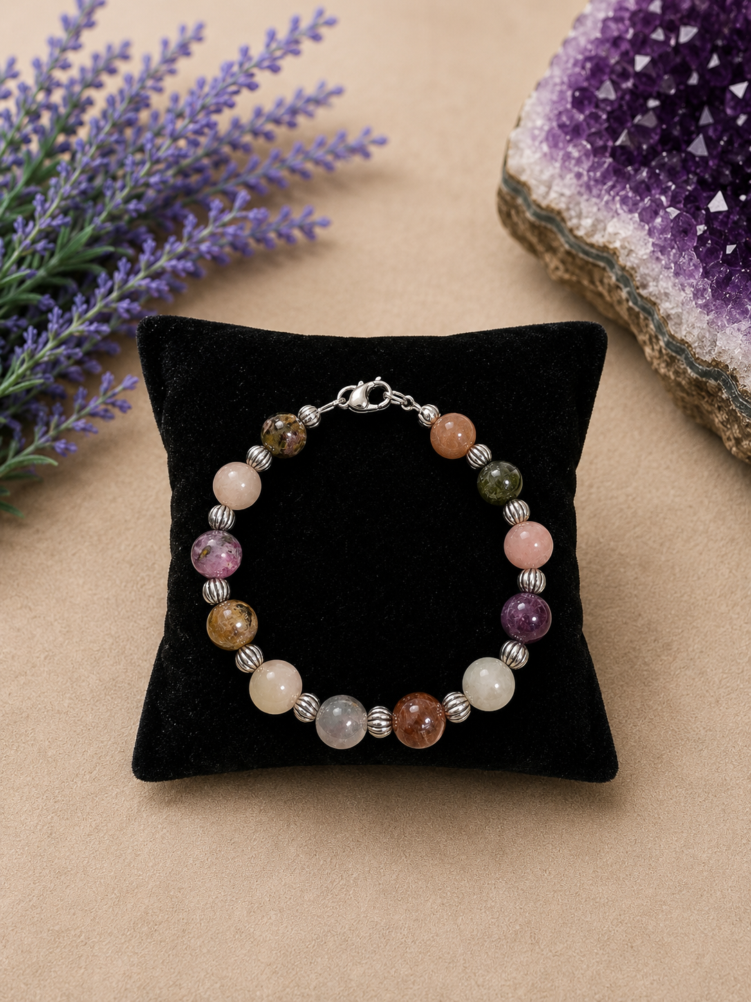 Harmony – Nature’s Melody Watermelon Tourmaline Bracelet - Size 6.75