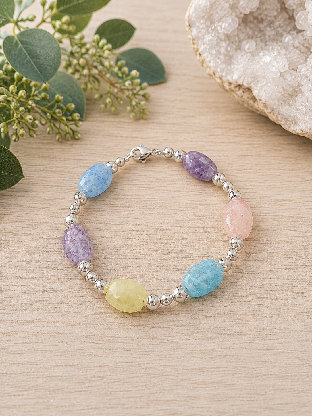 Agate Harmony Bracelet - Size 7.5